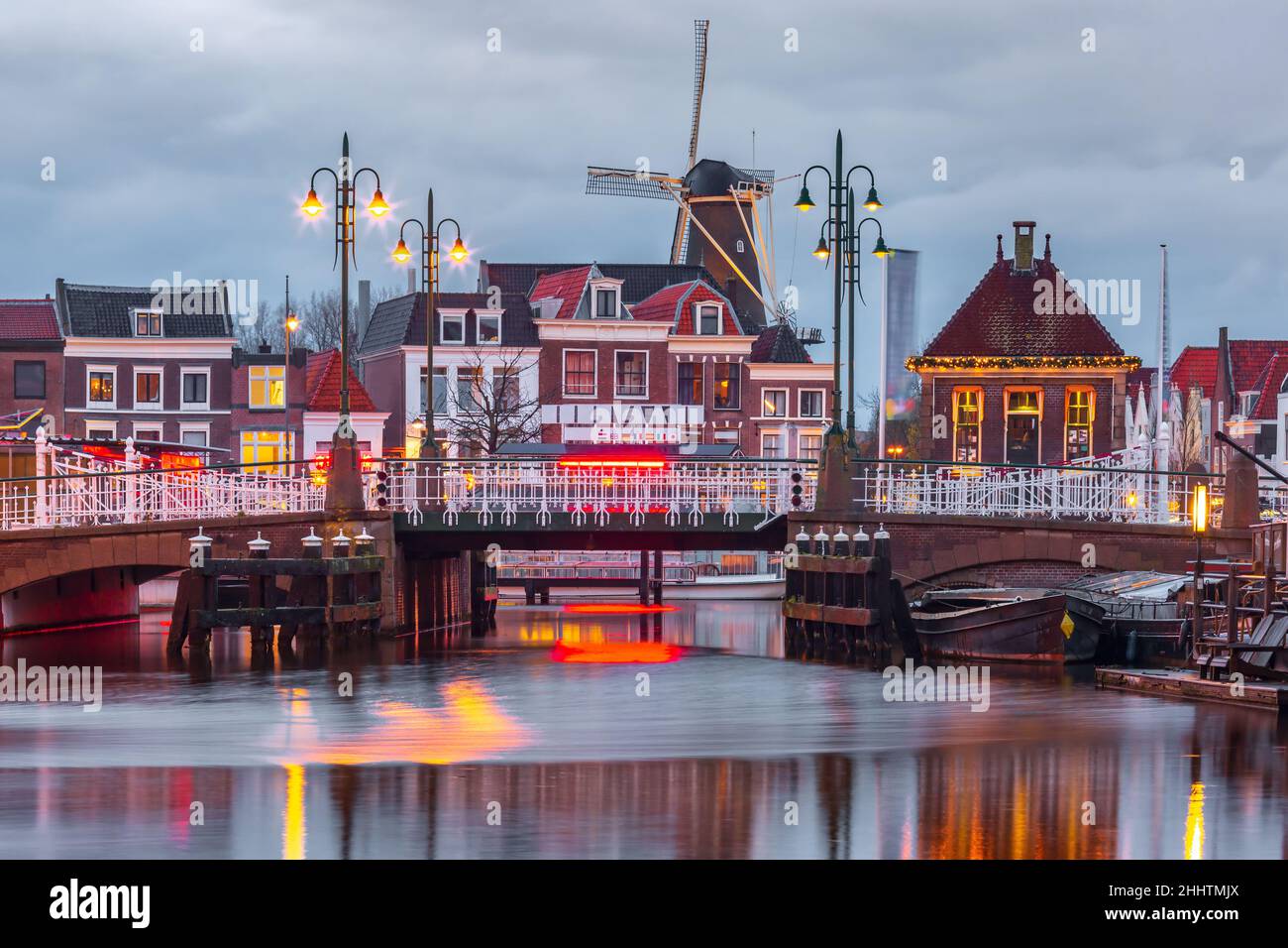 Leiden holland netherlands canal windmill hi-res stock photography and  images - Alamy