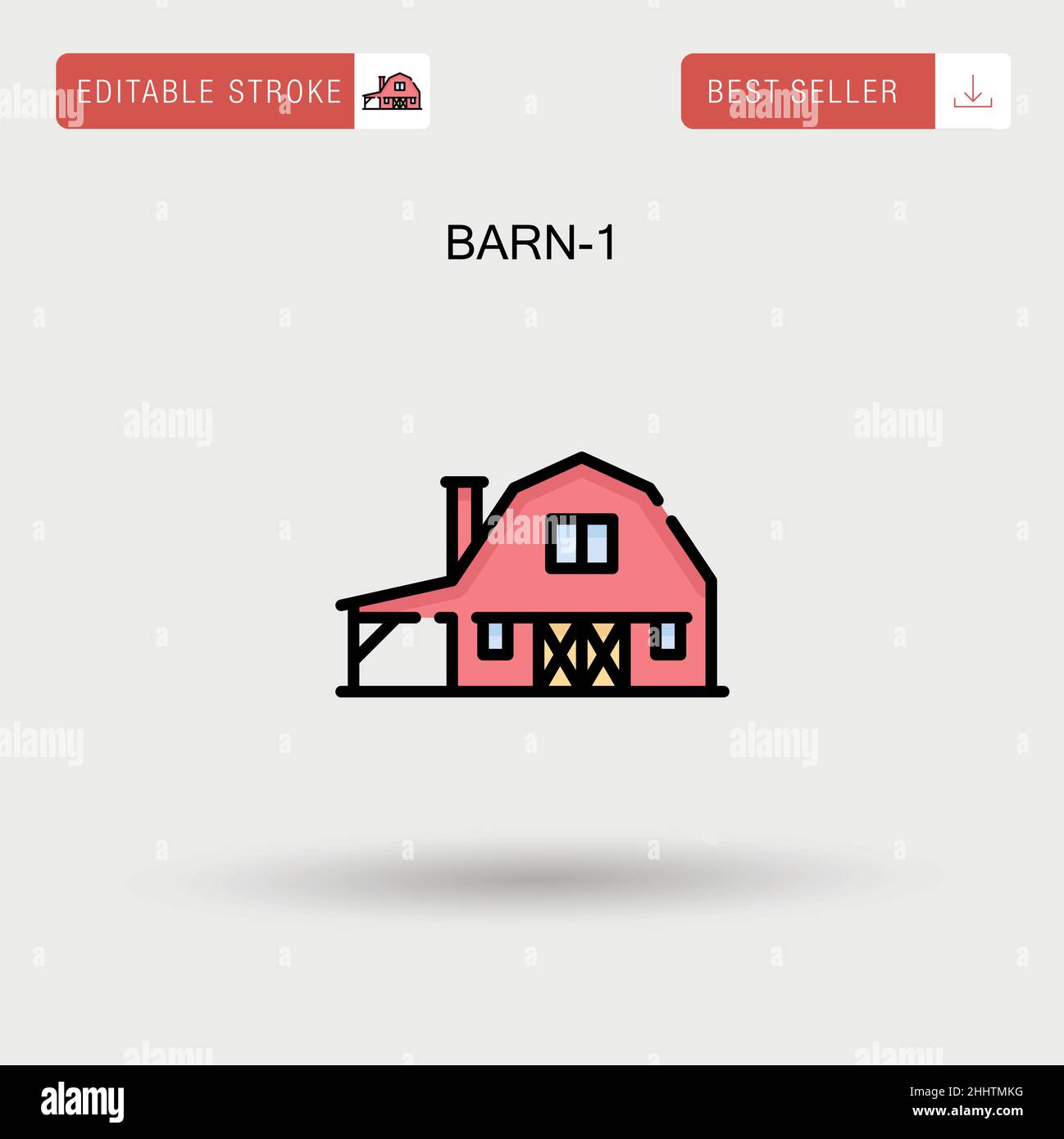 Yard barn Stock Vector Images - Alamy