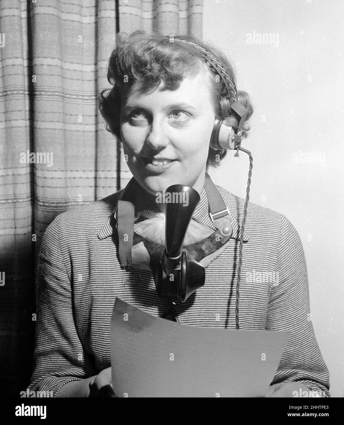 General Post Office golden voice operator winner for 1954. 2nd March