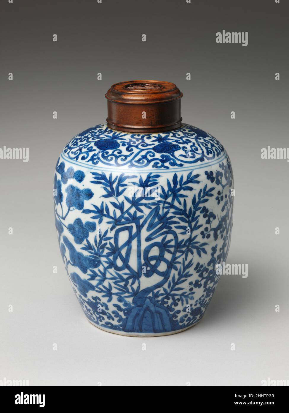 Jar With Auspicious Characters Amid Plants Late 16th Century China This jar-with-auspicious-characters-amid-plants-late-16th-century-china-this