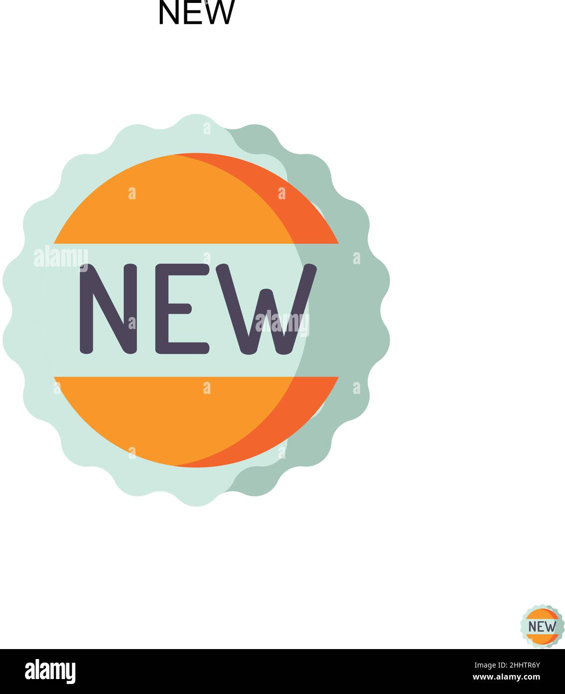 New Simple vector icon.Perfect color modern pictogram on editable ...