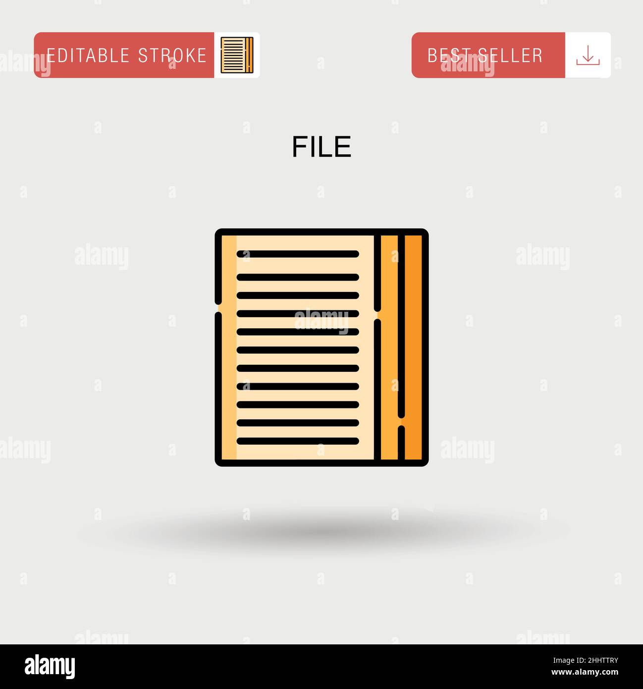 File Simple vector icon Stock Vector Image & Art - Alamy