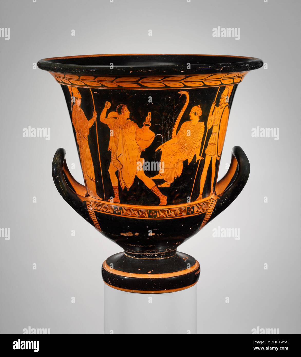 Terracotta calyx-krater (bowl for mixing wine and water) ca. 450 B.C ...