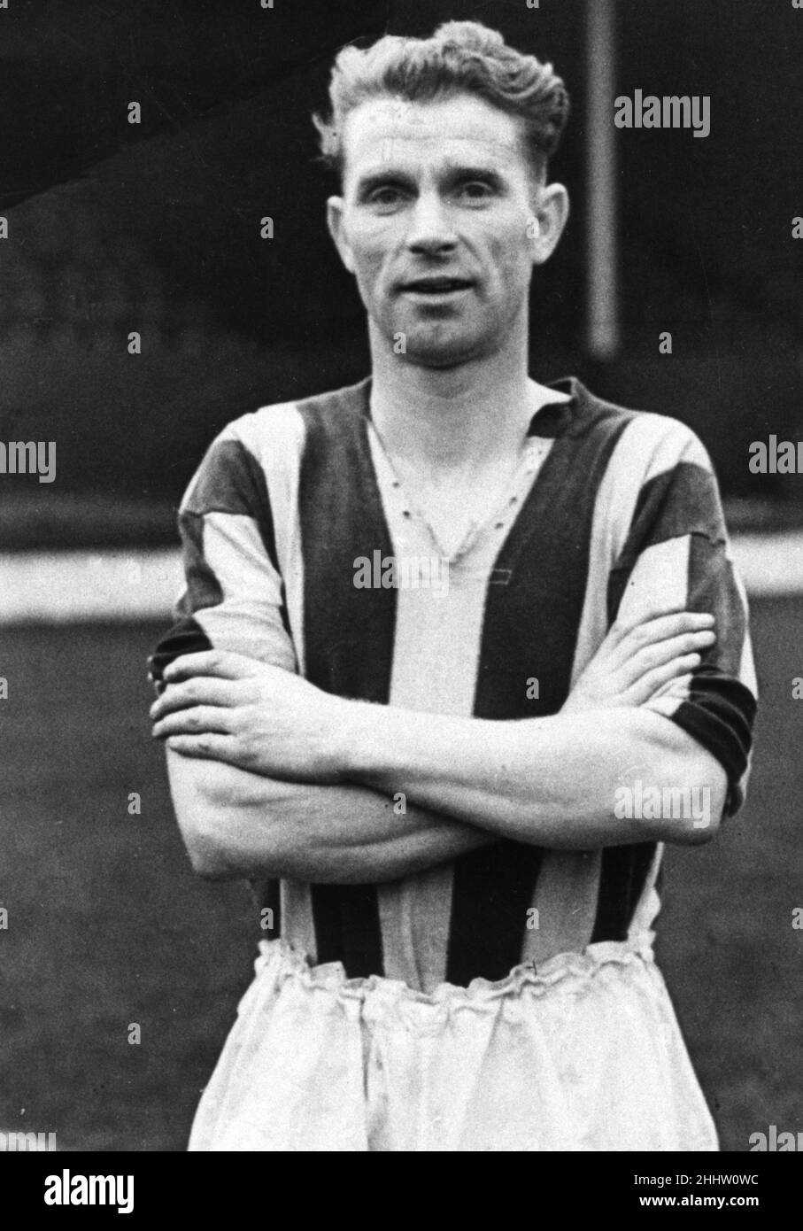 Peter Doherty Huddersfield Town football player November 1946. Stock Photo