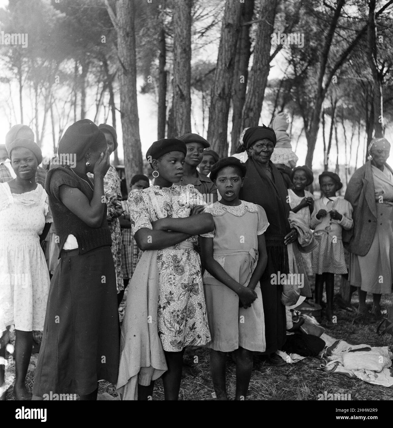 Black Communities in Cape Town, South Africa, 28th January 1955 Stock