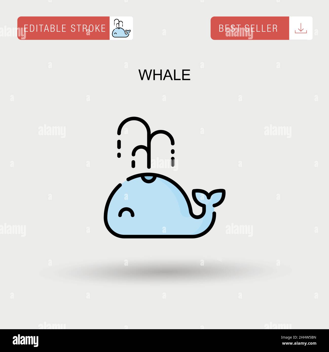 Giant whales Stock Vector Images - Alamy