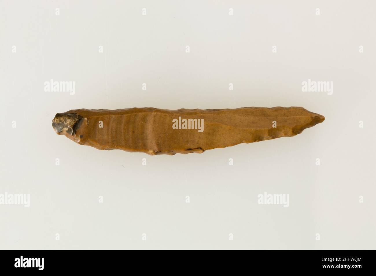 Tool ca. 3850–2960 B.C. Predynastic Period. Tool. ca. 3850–2960 B.C.. Flint. Predynastic Period. From Egypt, Fayum, camp II (CII), BSAE/Caton-Thompson excavations, 1924–26 Stock Photo