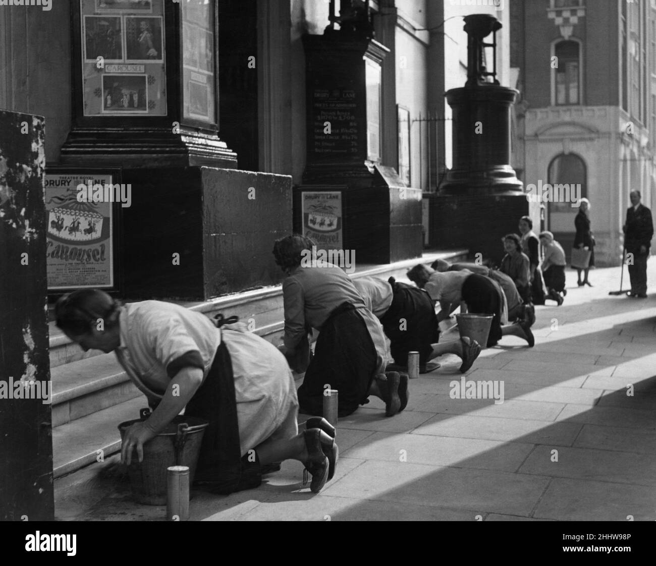 This is the other chorus at London's Drury Lane Theatre. The line that