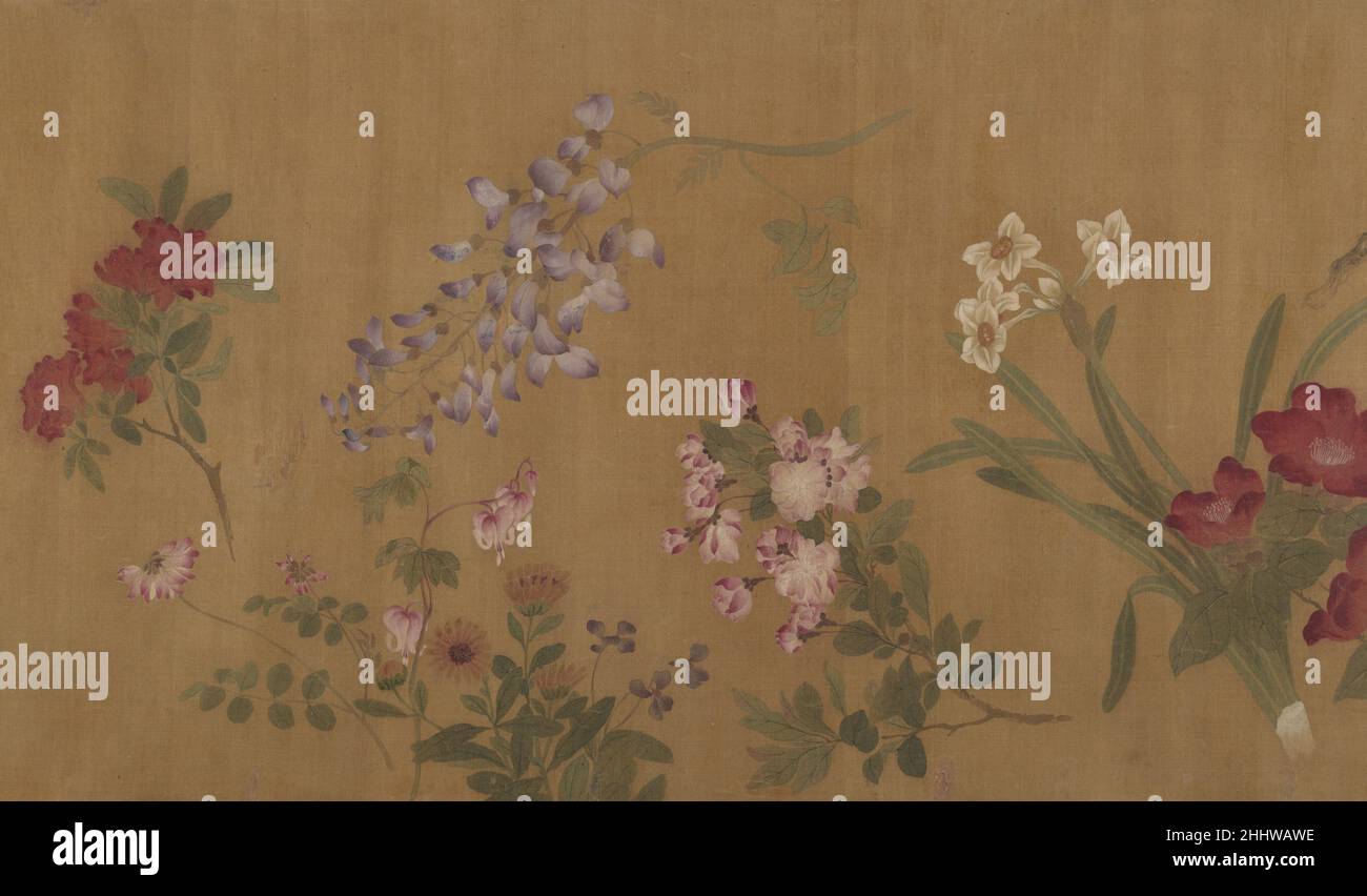 The Hundred Flowers Attributed to Wang Yuan Chinese. The Hundred