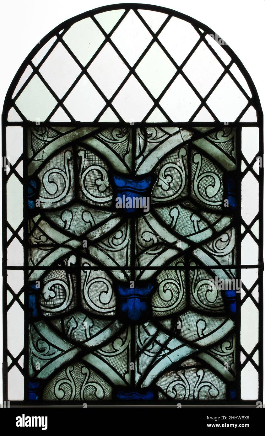 Panel 126070 French. Panel. French. 126070. White and potmetal glass