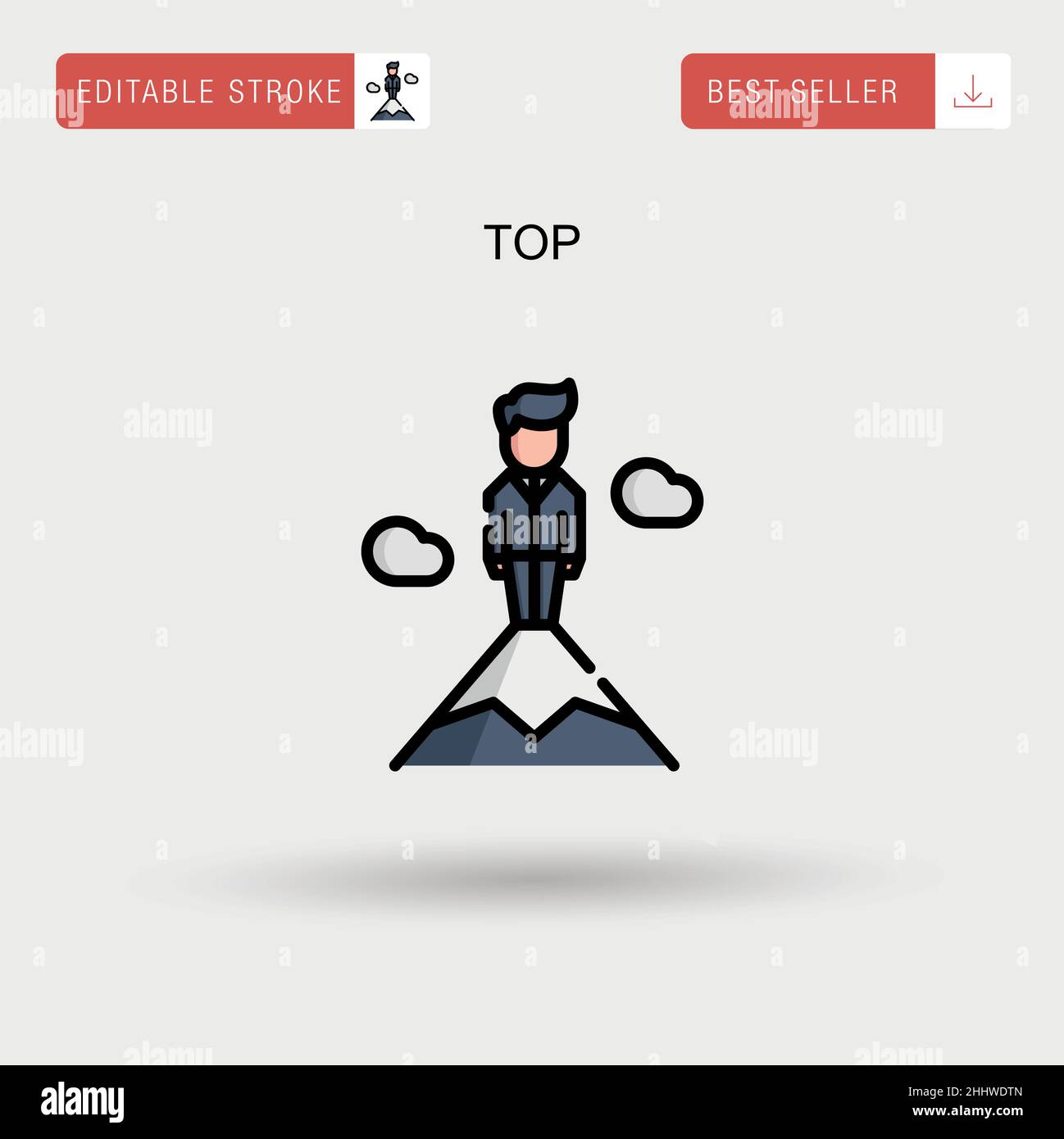 Top Simple vector icon Stock Vector Image & Art - Alamy