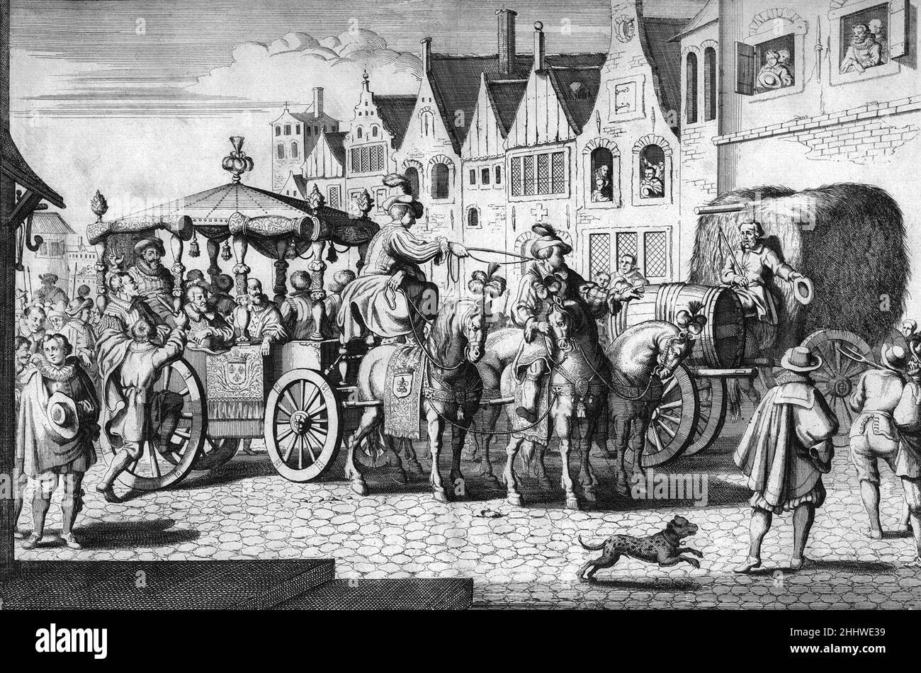 Henri iv assassination Black and White Stock Photos & Images