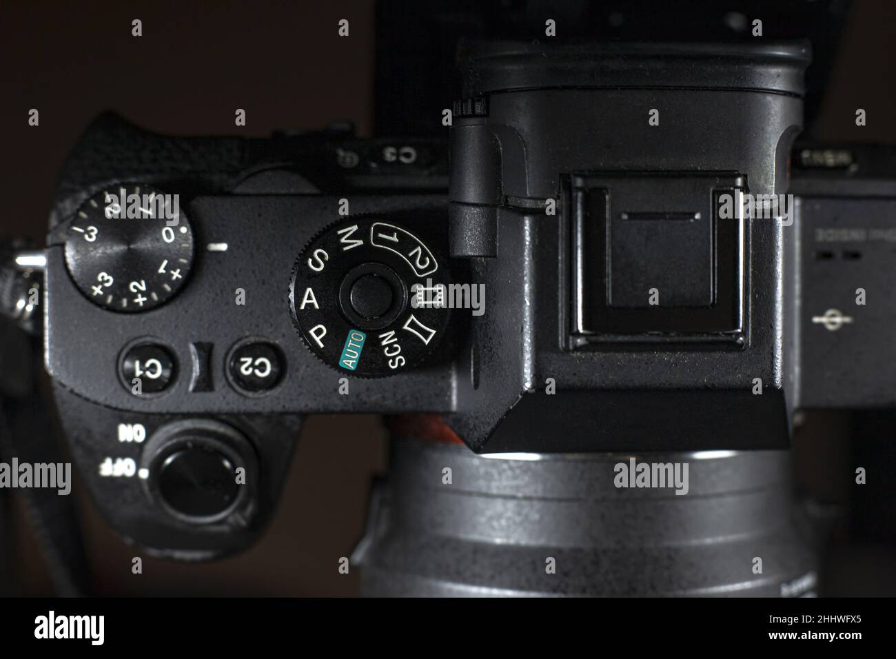 Camera detail buttons Stock Photo Alamy