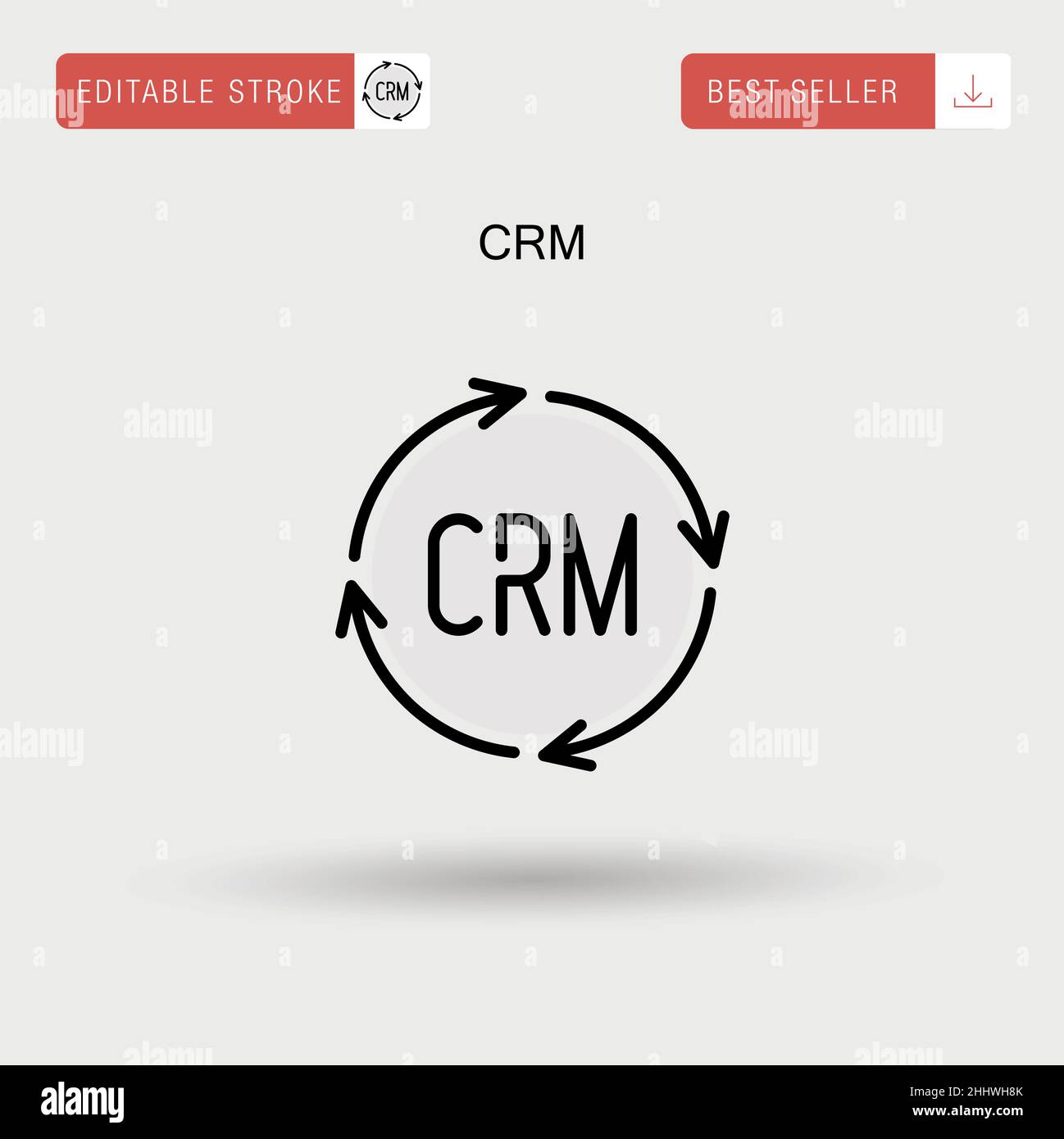 Plan crm Stock Vector Images - Alamy