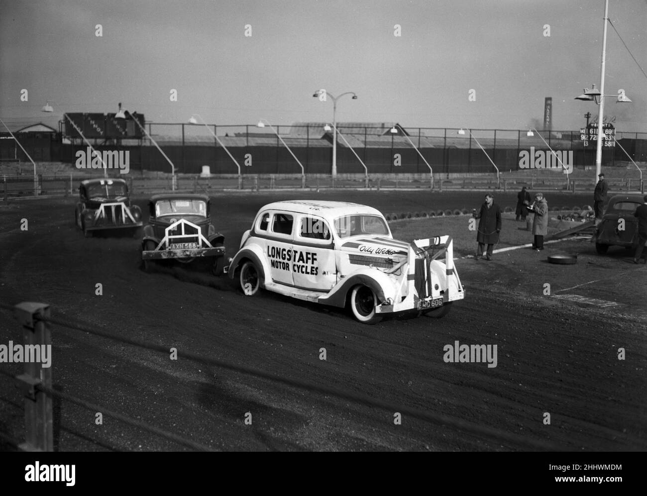Stock Car Racing, practice session, New Cross Stadium, Hornshay Street