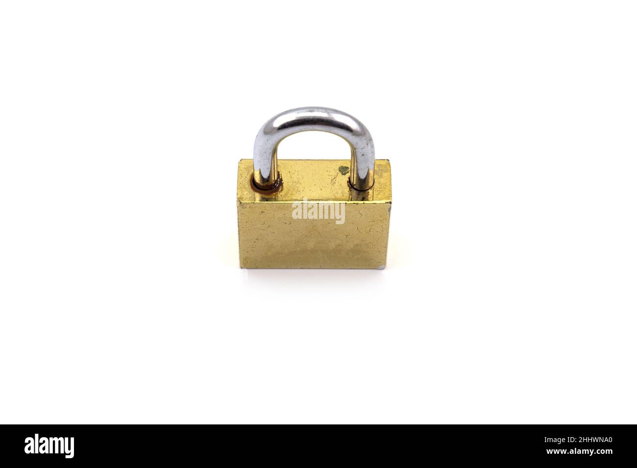 Old Padlock isolated on white background Stock Photo - Alamy
