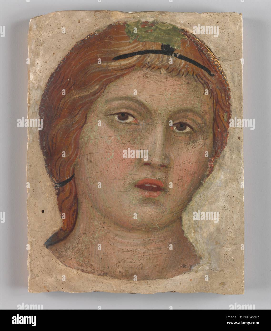 Head of an Angel in Full Face ca. 1397 Taddeo di Bartolo Italian. Head of an Angel in Full Face  458957 Stock Photo
