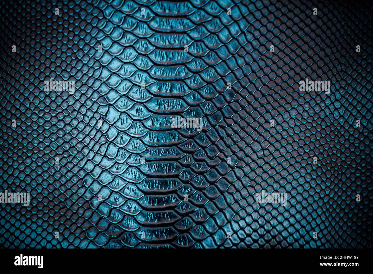Green skin leather texture use for background Stock Photo