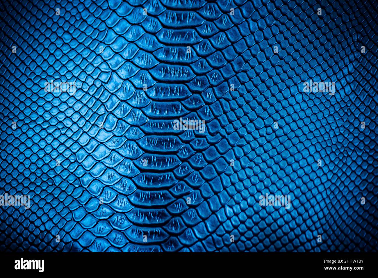 Blue leather texture use for background Stock Photo - Alamy