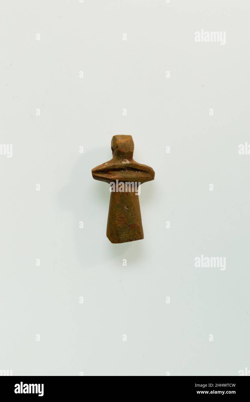 Djed Pillar Amulet ca. 1070–945 B.C. Third Intermediate Period. Djed Pillar Amulet  587554 Stock Photo