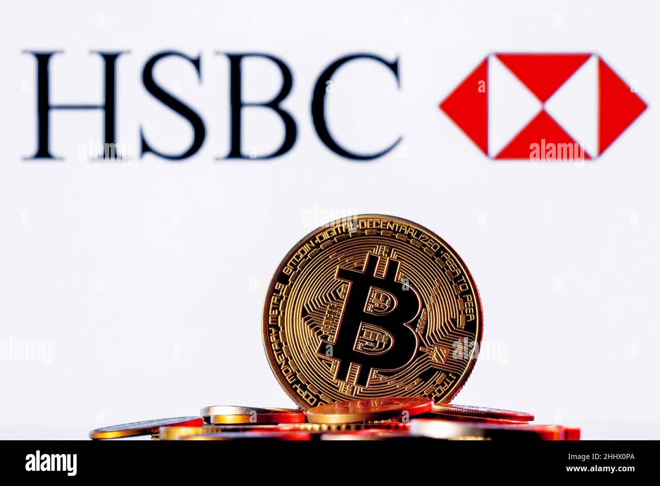 Hsbc and bitcoin hi-res stock photography and images - Alamy
