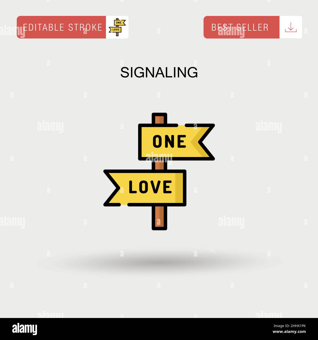 Signaling Simple vector icon Stock Vector Image & Art - Alamy
