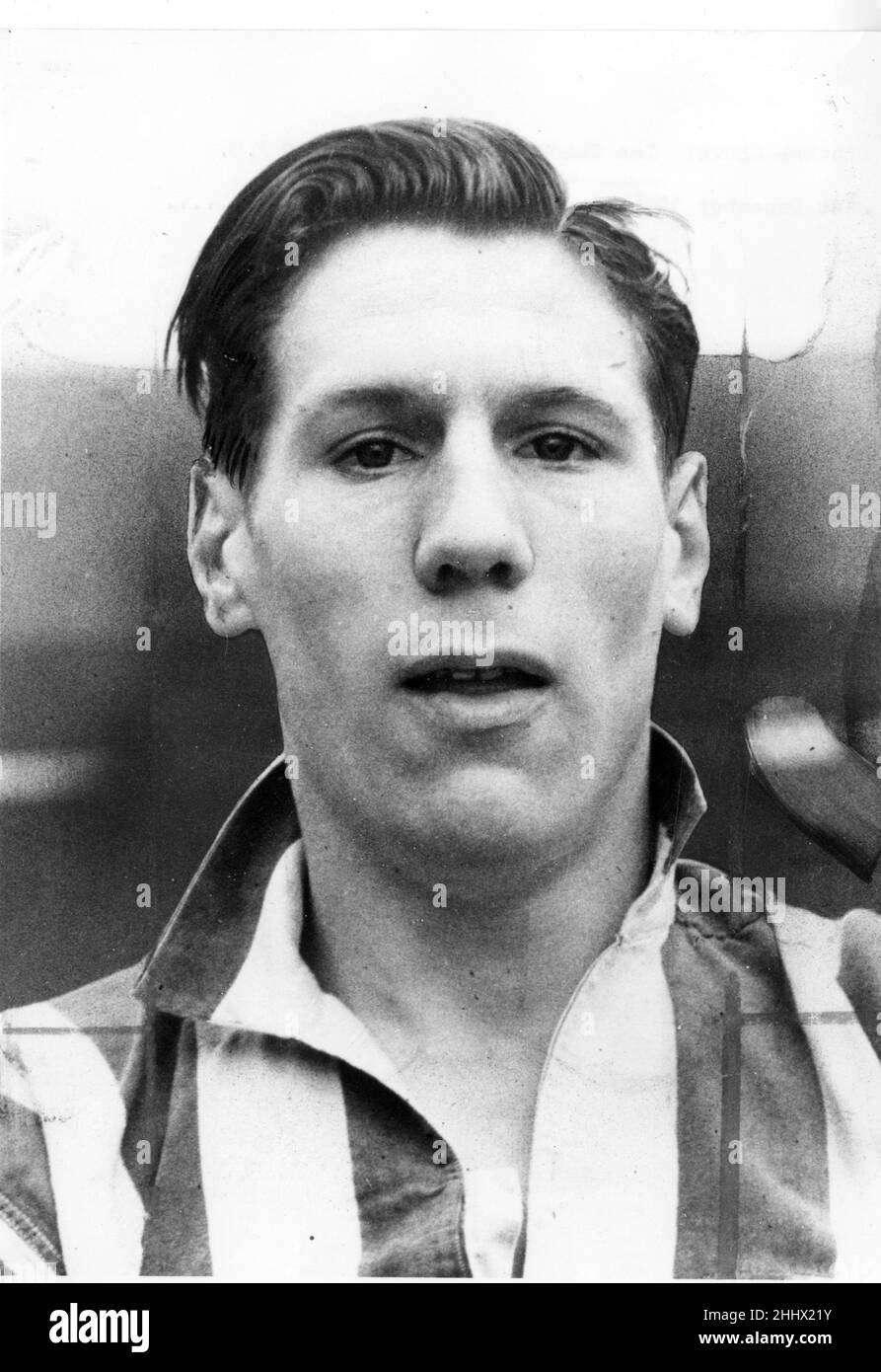 Len Shackleton Sunderland football player December 1948. Stock Photo