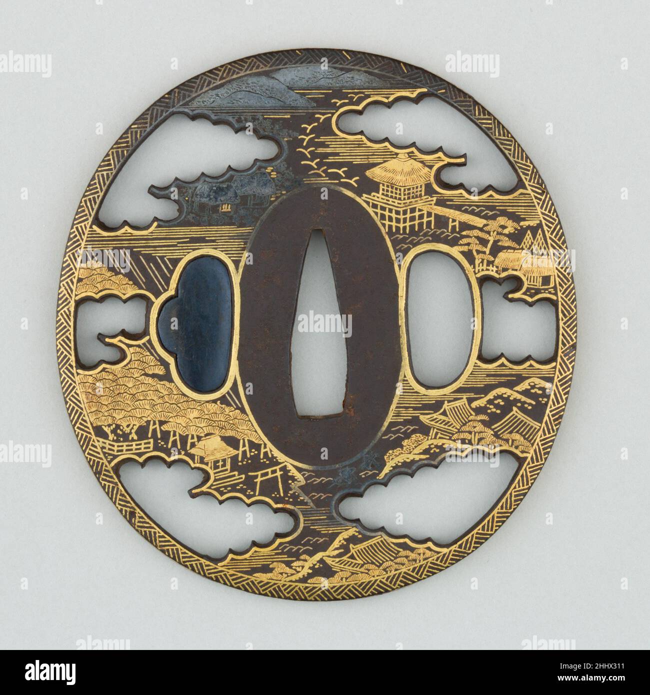Sword Protection Sword Guard (Tsuba) 18th century Japanese A tsuba is a sword guard and ...