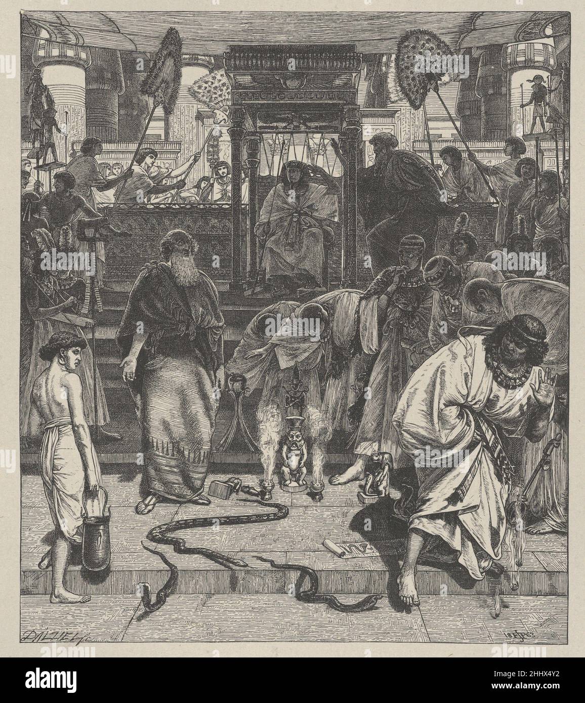 Print 1863–81 After Sir Edward John Poynter British, born France. Print  642886 Stock Photo