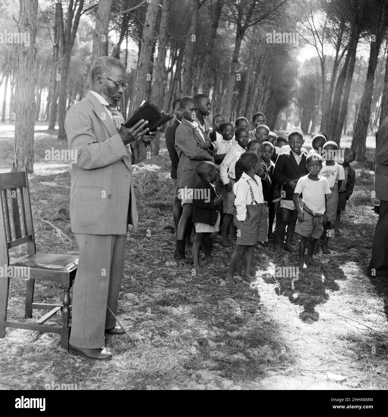 Black Communities in Cape Town, South Africa, 28th January 1955 Stock