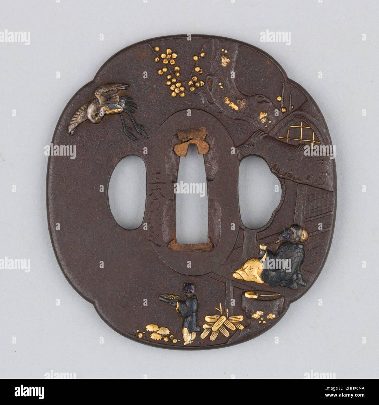 Sword Protection Sword Guard (Tsuba) ca. 1800 Japanese A tsuba is a sword guard and part ...