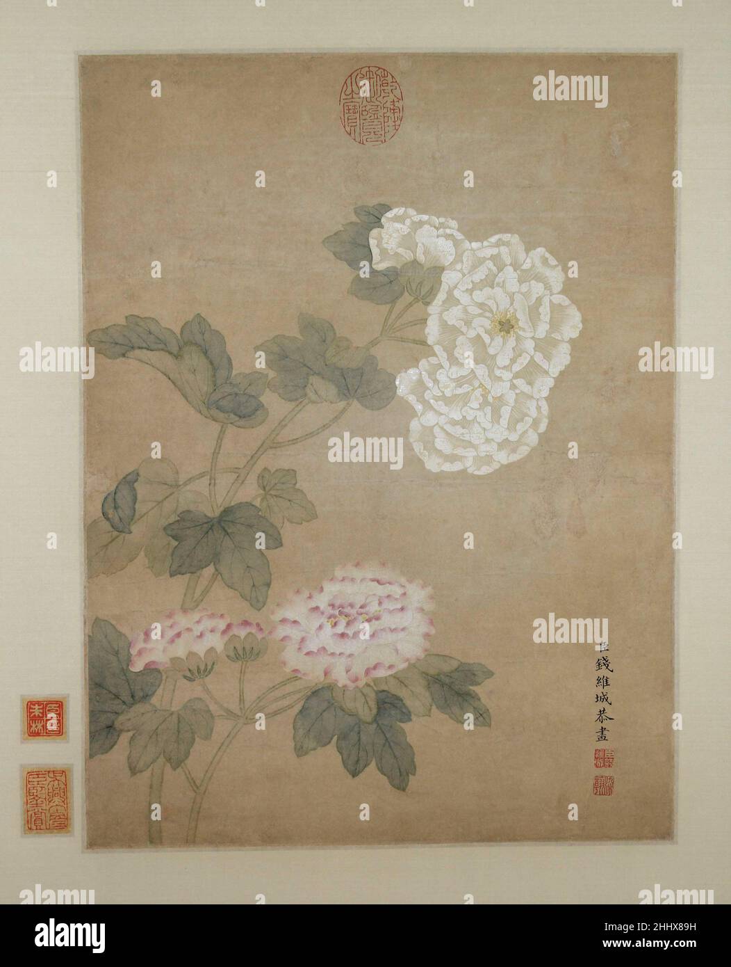 Qian Color Flowers Qian Weicheng Chinese. Flowers. Qian Weicheng (Chinese, 1720 ...