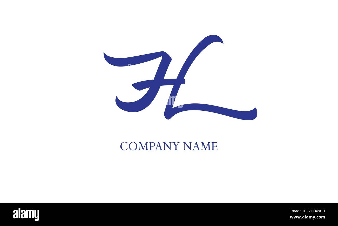 Alphabet H logo artistic or symbolic design abstract monogram text vector template Stock Vector