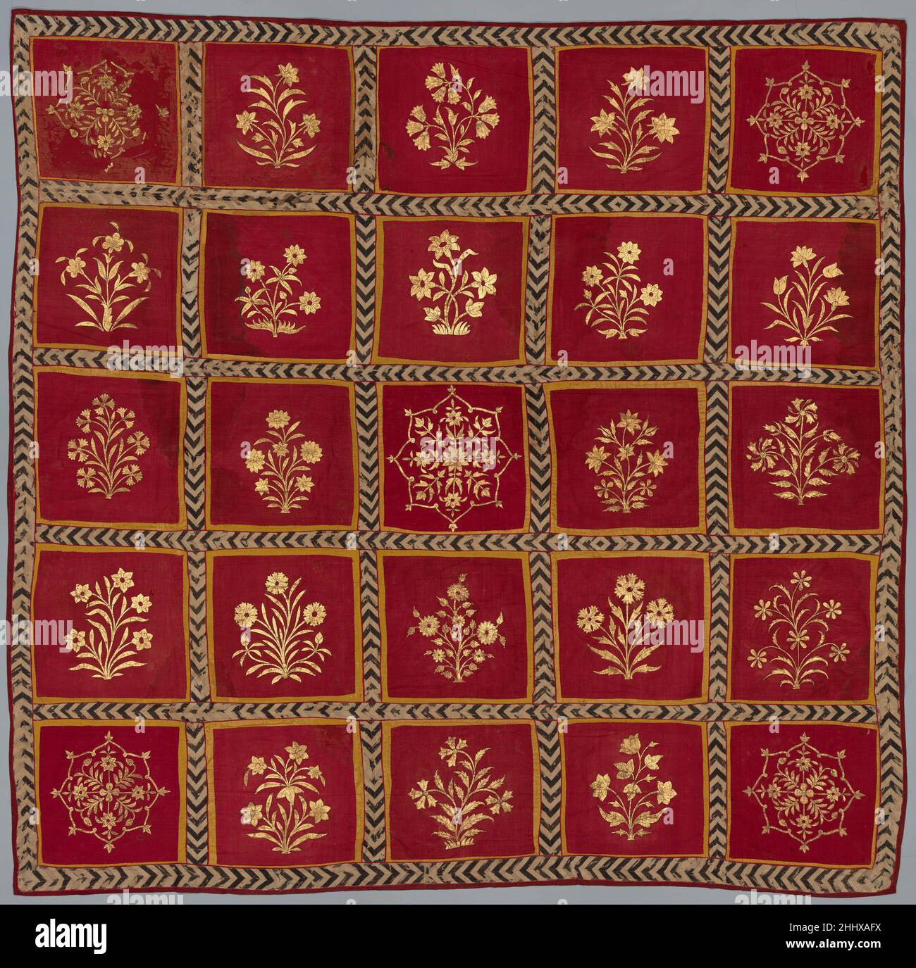 Floral Canopy or Screen 17th–18th century The flowering plants ...