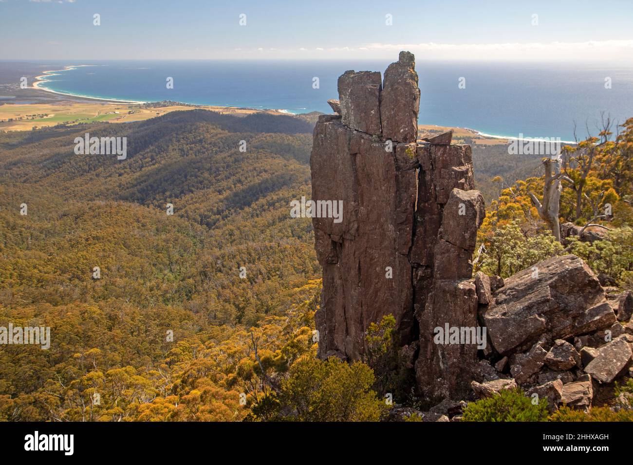 View from St Patricks Head on Tasmania