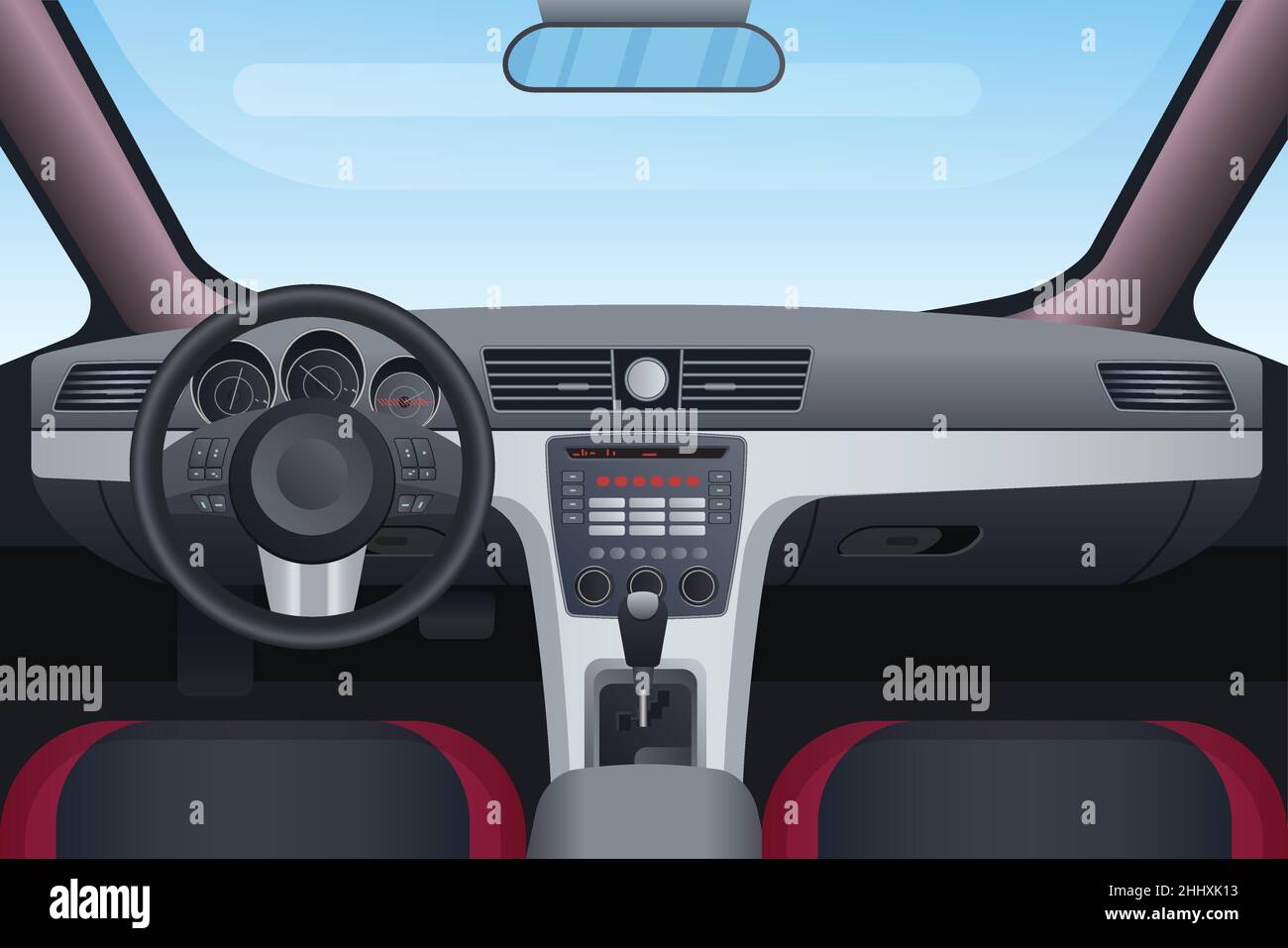 Cockpit windscreen Stock Vector Images Alamy