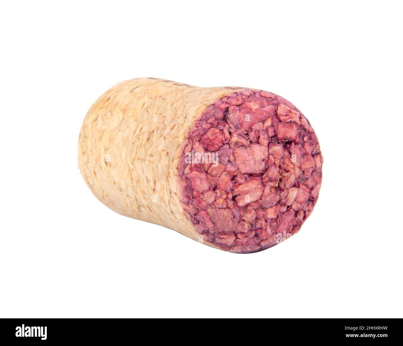 Vintage wine cork red circle isolated on the white Stock Photo Alamy
