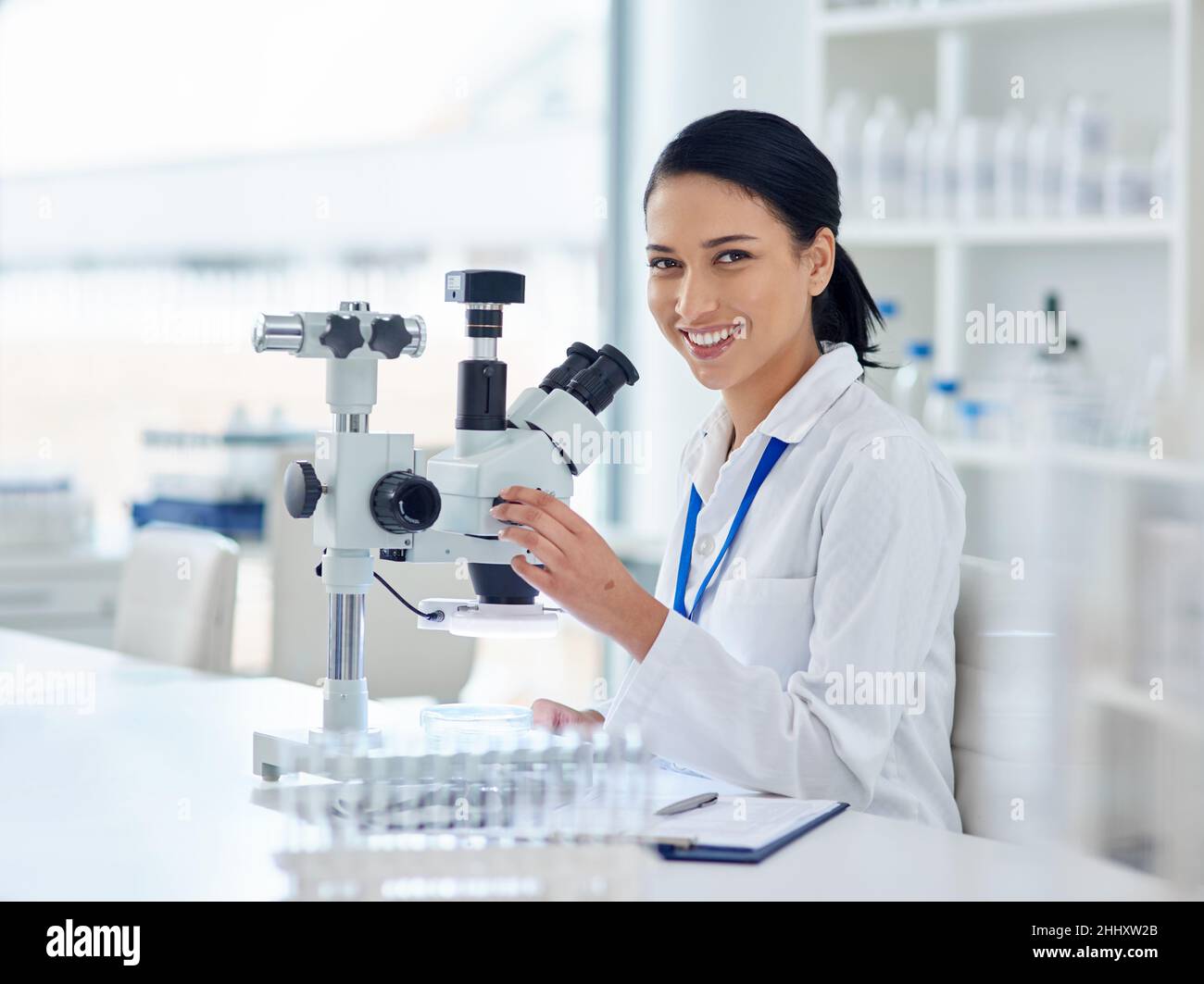 Making the world a better place with scientific research Stock Photo