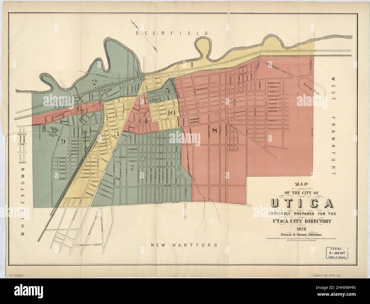 Map Of Utica High Resolution Stock Photography and Images Alamy