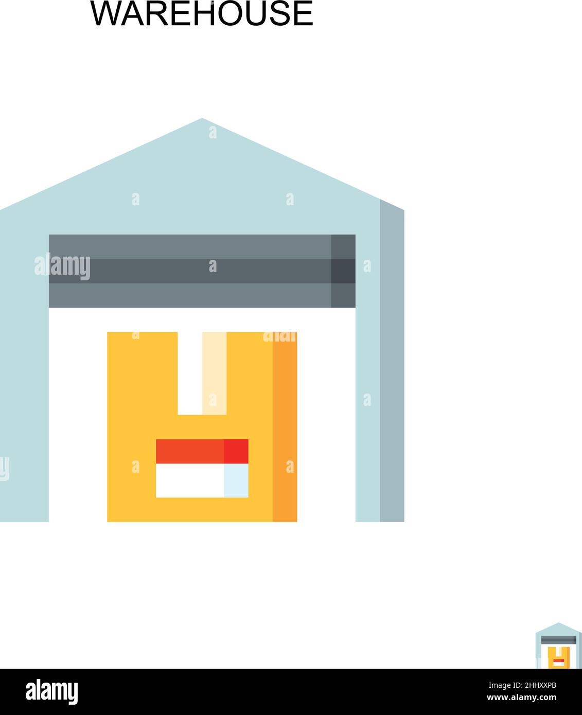 The inside of the factory and the warehouse Stock Vector Images - Alamy