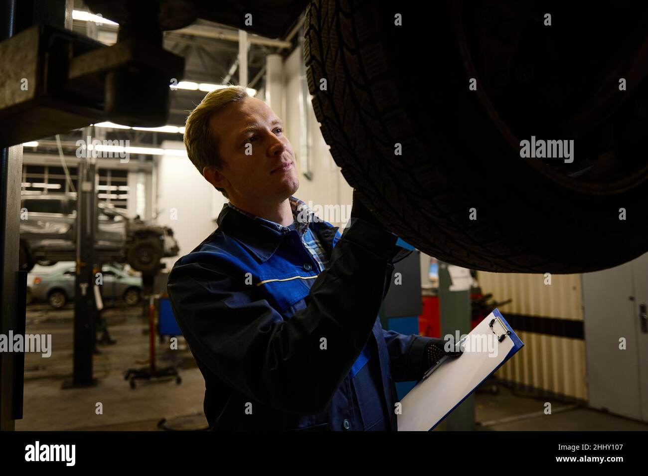 Young competent auto mechanic hi-res stock photography and images - Alamy