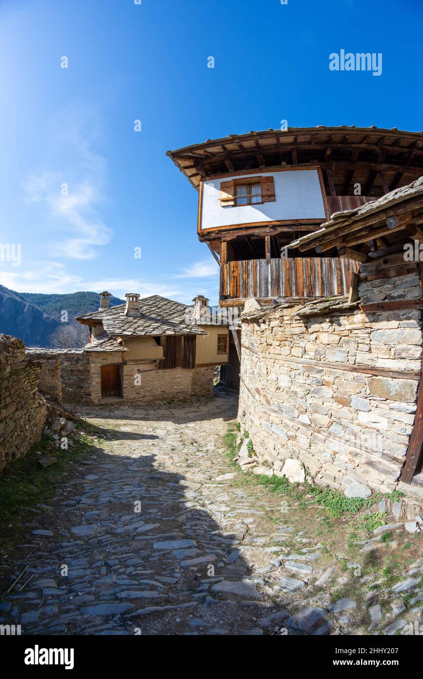 Traditional Bulgarian old houses in ethnographic reserve of ...