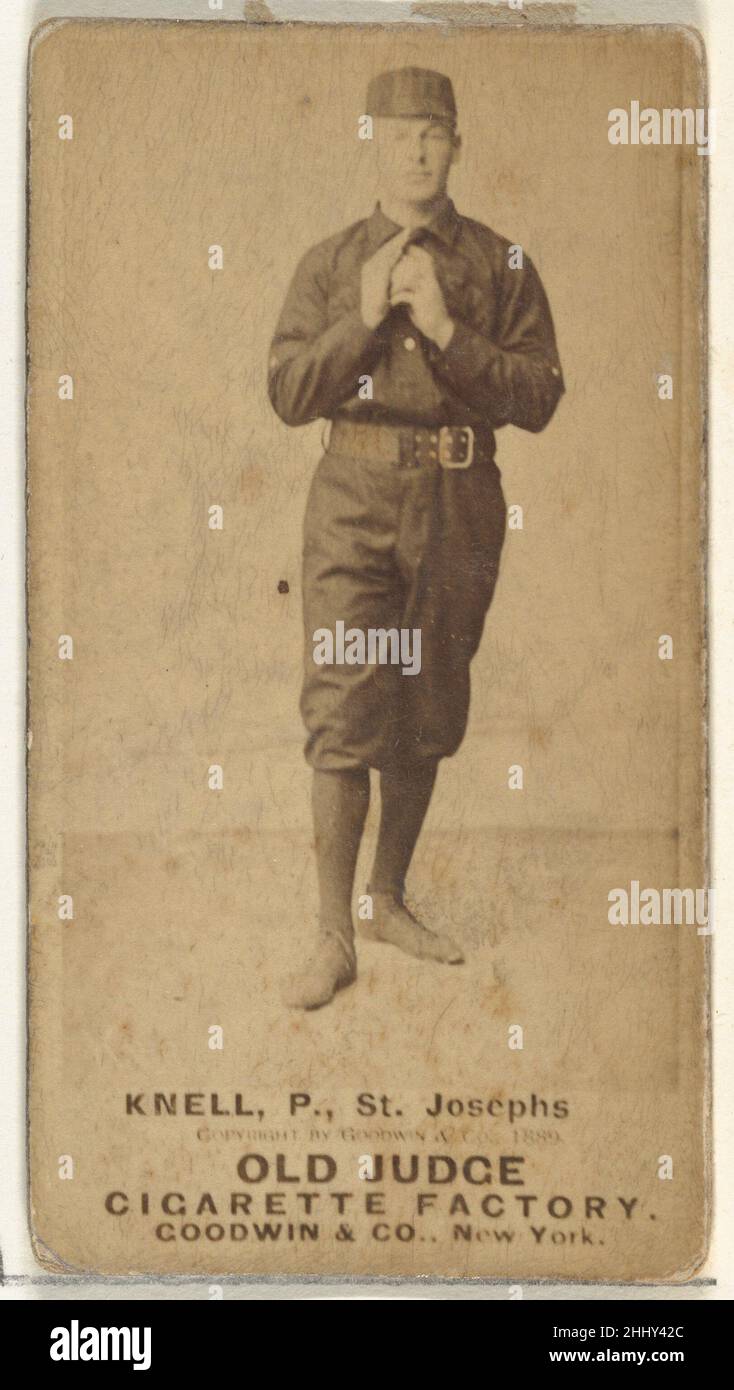 Philip Louis "Phil" Knell, Pitcher, St. Joseph Clay Eaters, from the