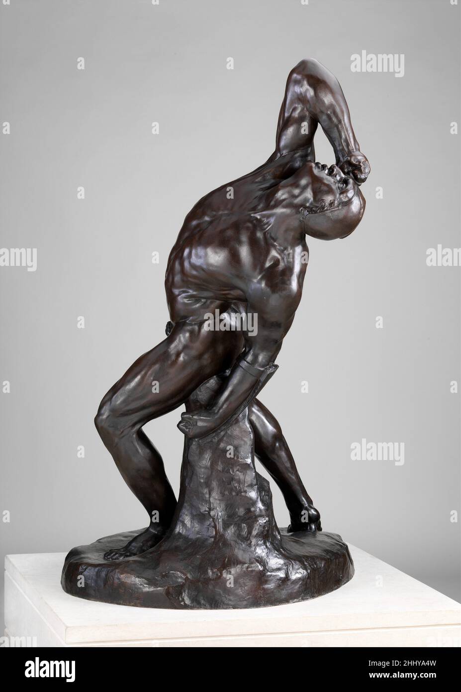The Falling Gladiator 1861; cast 1907 William Rimmer American, born ...