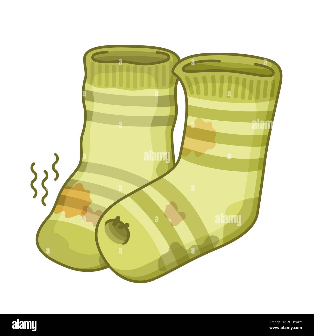 Torn socks Stock Vector Images - Alamy