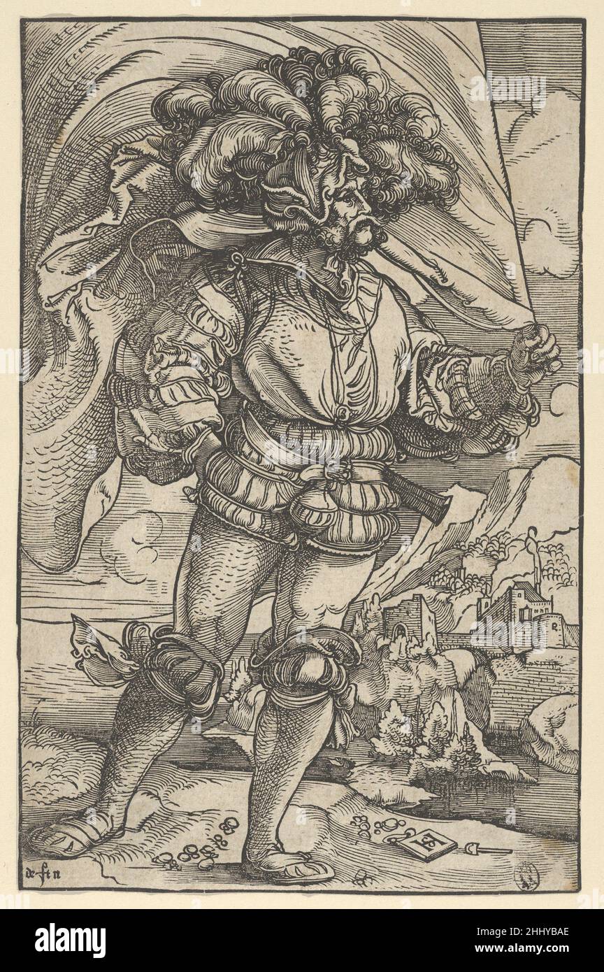 The Standard Bearer ca. 1515 Hans Schäufelein German. The Standard