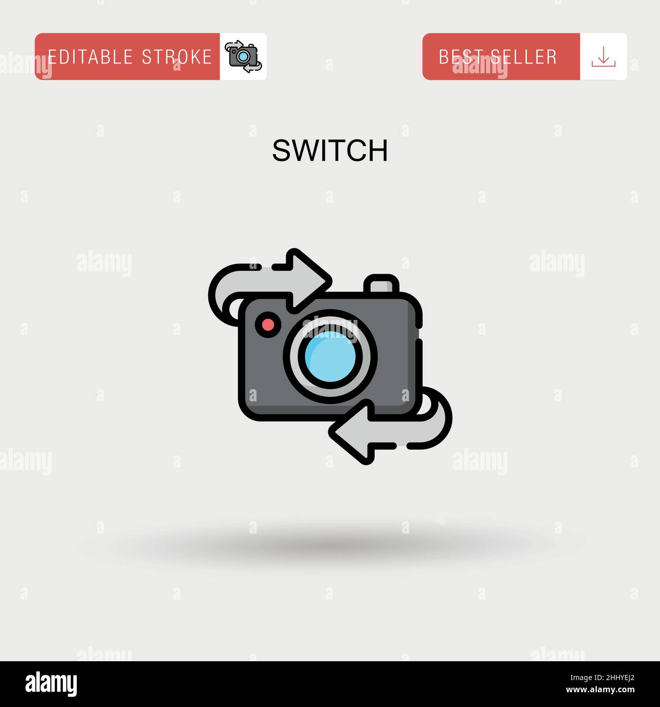 Switch Simple vector icon Stock Vector Image & Art - Alamy