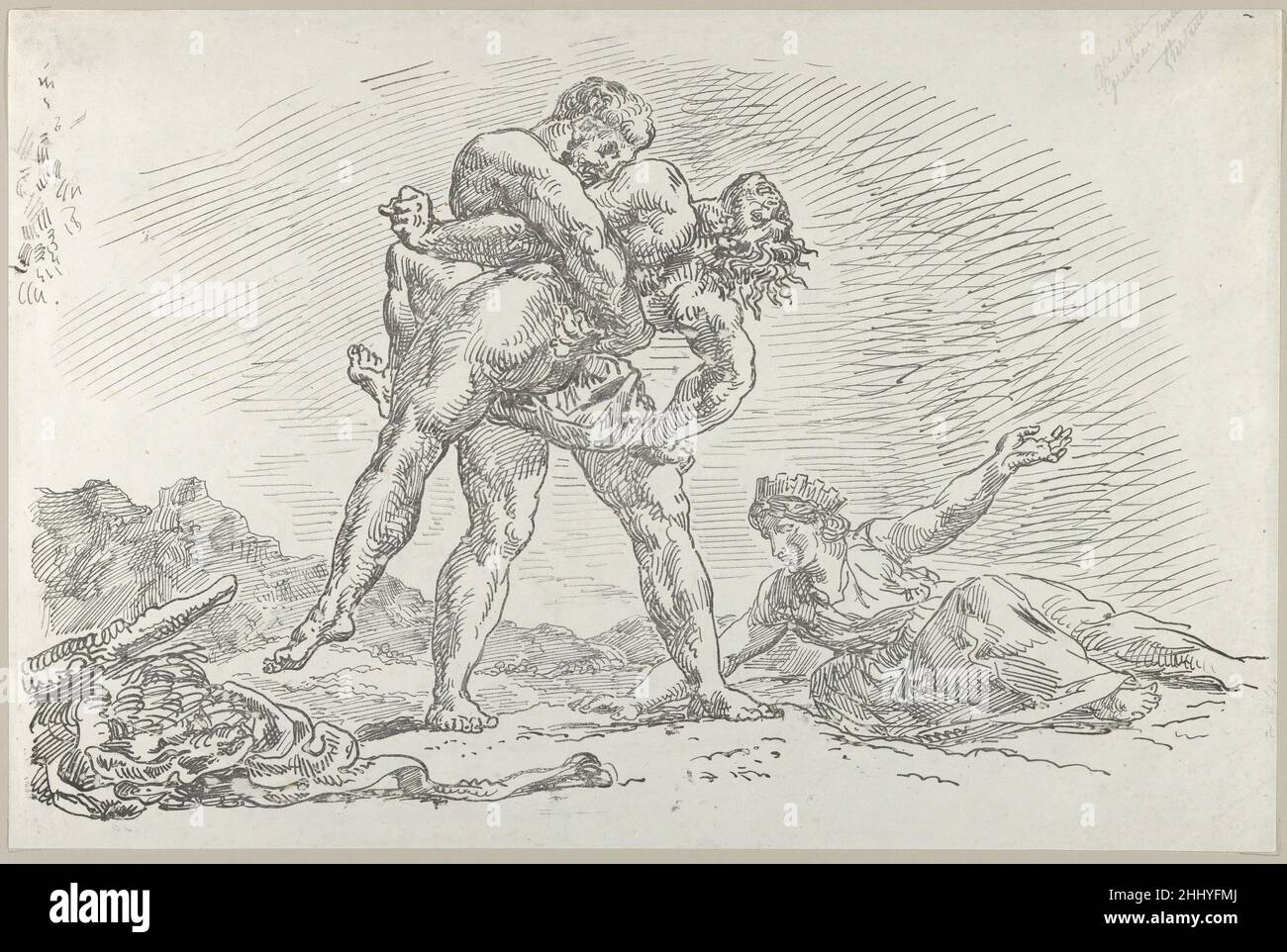 Hercules and antaeus painting hi-res stock photography and images - Alamy