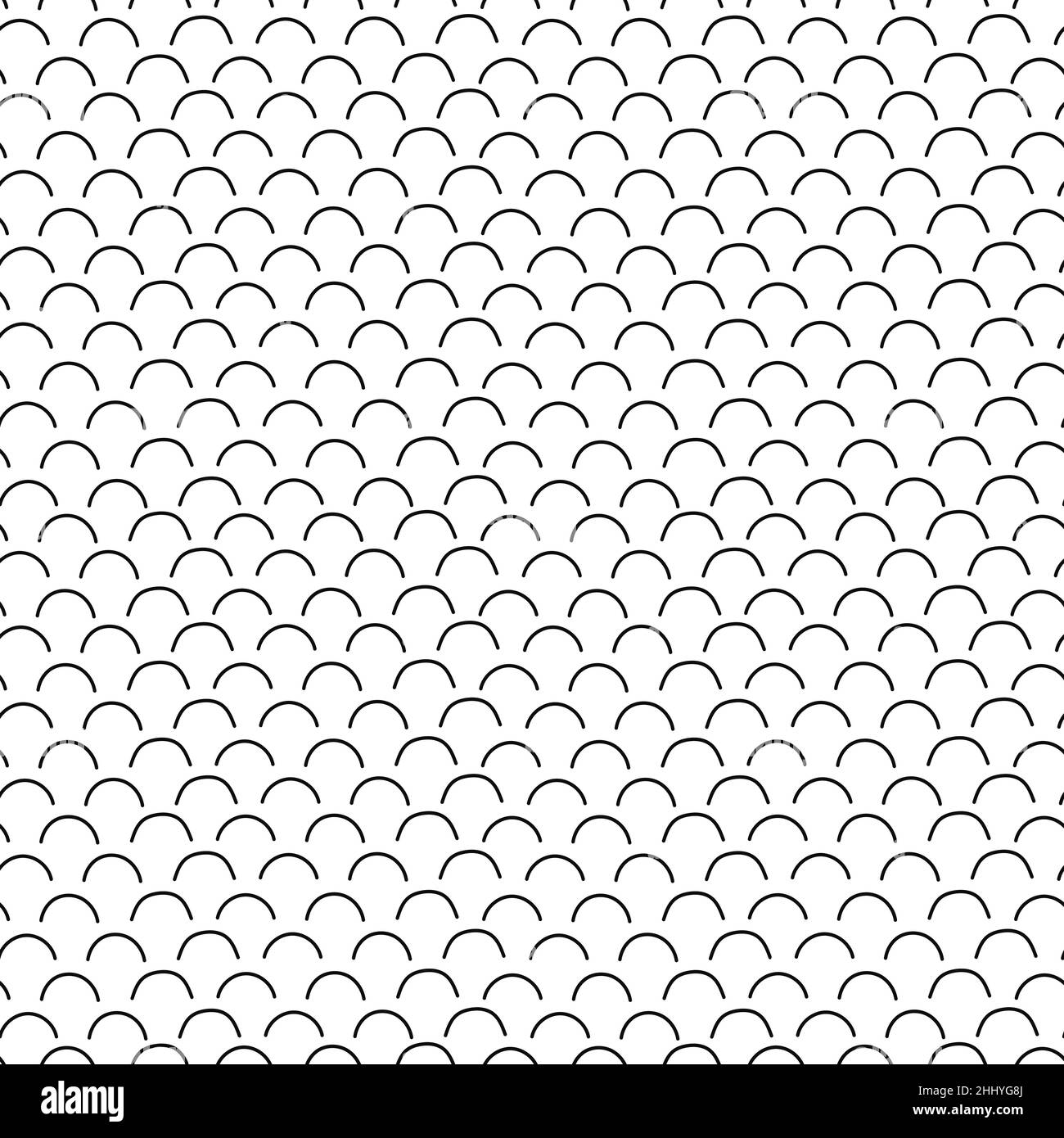 Hand drawn fish scale seamless pattern, black and white texture Stock Vector Image & Art Alamy
