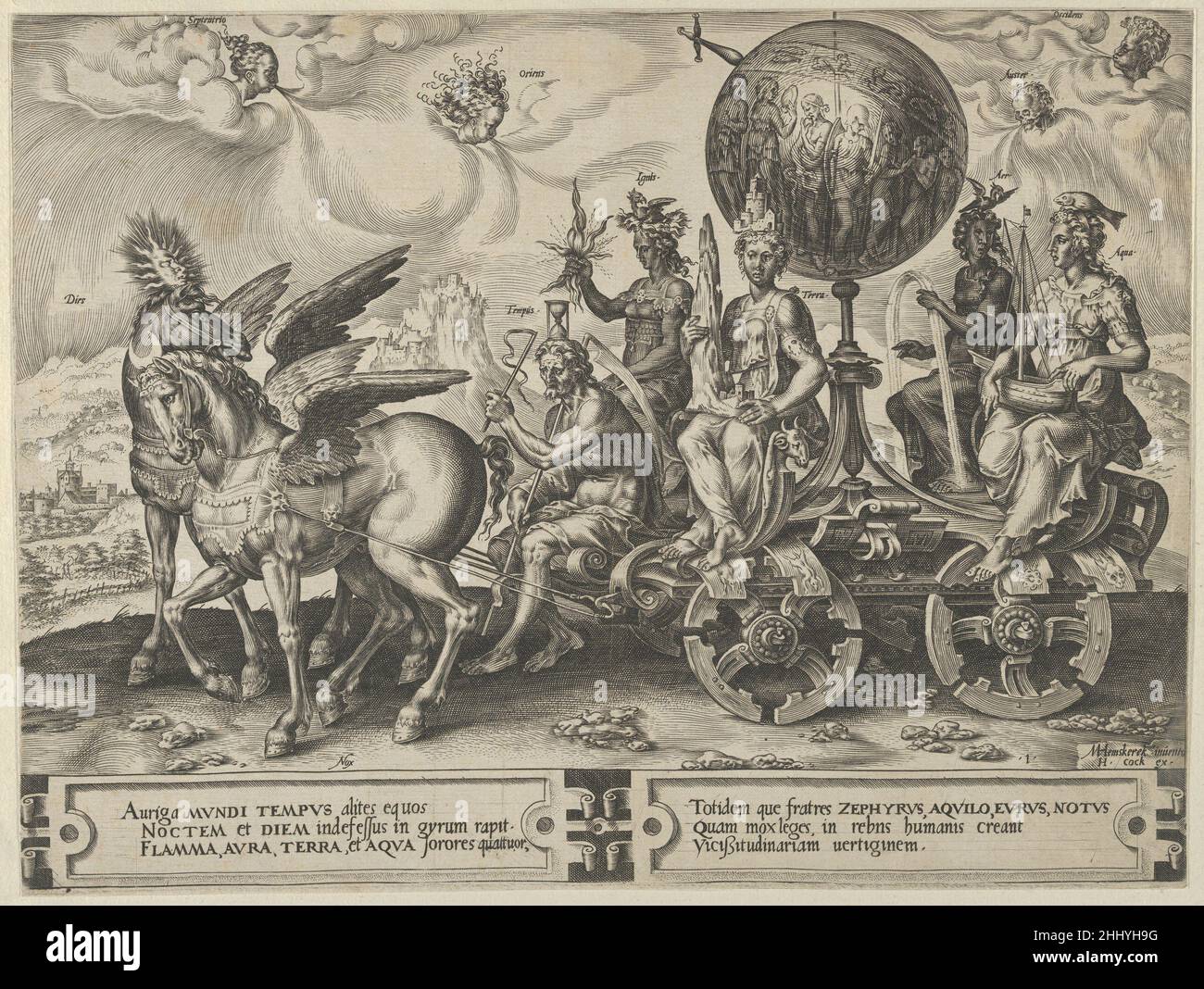 The cycle of the vicissitudes of human affairs hi-res stock photography ...